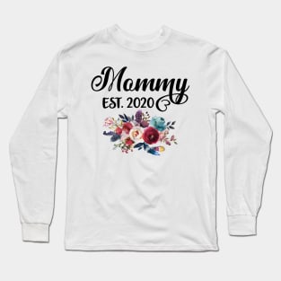 Mommy Est 2020 Pregnancy Announcement Long Sleeve T-Shirt